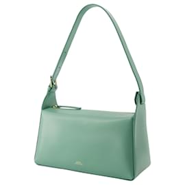Apc-Virginie Baguette Shoulder Bag - A.P.C. - Leather - Jade-Green