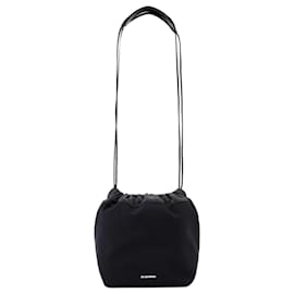 Jil Sander-Dumpling Shoulder Bag - Jil Sander - Leather - Black-Black