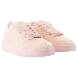 Burberry-Baskets LF Box Knit - Burberry - Synthétique - Rose-Rose