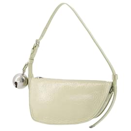 Burberry-Shield Sling Mini-Geldbörse mit Kette – Burberry – Leder – Beige-Braun,Beige