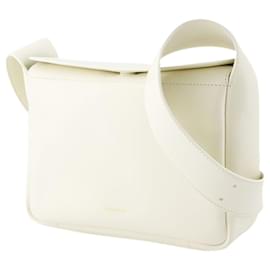 Jil Sander-Flap Messenger Xs Umhängetasche - Jil Sander - Leder - Beige-Braun,Beige