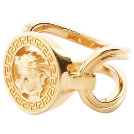 Ring - Versace - Metall - Gold Golden Metallisch