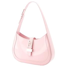 Versace-Small Hobo Shoulder Bag - Versace - Leather - Pink-Pink