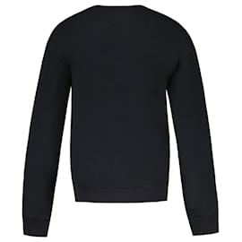 Autre Marque-Fox Head Patch Comfort Sweatshirt – Maison Kitsune – Baumwolle – Schwarz-Schwarz