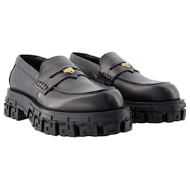 Versace-Mocassins - Versace - Cuir - Noir-Noir