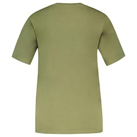 Autre Marque-Chillax Fox Patch T-Shirt - Maison Kitsune - Cotton - Green-Green