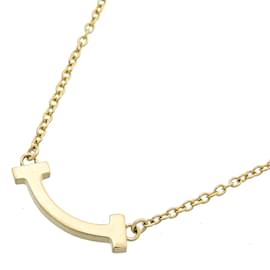 Tiffany & Co-18K Micro T Smile Necklace 6.261764E7-Other
