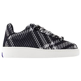 Tênis LF Box Knit - Burberry - Sintético - Preto Preto