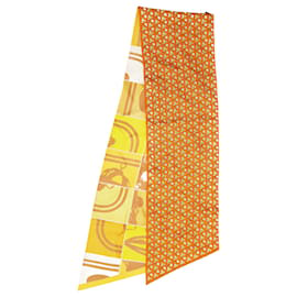 Hermès-Twilly estampado com desordem laranja - tamanho-Laranja