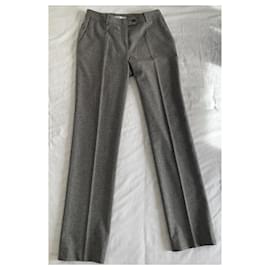 Christian Dior-Un pantalon, leggings-Gris