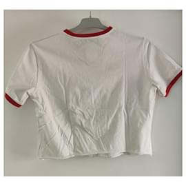 Autre Marque-Kurzes T-Shirt von Gucci x adidas-Weiß