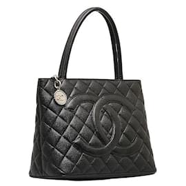 Chanel-CC Caviar Medallion Tote-Other
