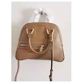 Lancel-Handbags-Brown,Light brown,Gold hardware