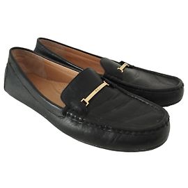 Mocassins Ralph Lauren Briony en cuir noir Noir