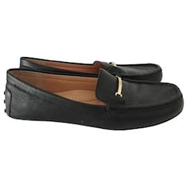 Ralph Lauren-Ralph Lauren Briony loafers in black leather-Black