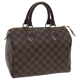 Louis Vuitton-LOUIS VUITTON Damier Ebene Speedy 25 Hand Bag N41532 LV Auth 65103-Other