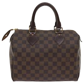 Louis Vuitton-LOUIS VUITTON Damier Ebene Speedy 25 Bolsa de mão N41532 Autenticação de LV 65103-Outro