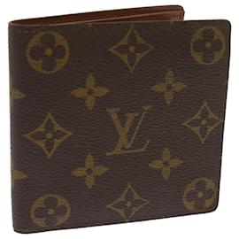 Louis Vuitton-LOUIS VUITTON Monogram Portefeuille Marco Bifold Wallet M61675 Auth LV 65191-Monogramme