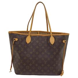 Louis Vuitton-LOUIS VUITTON Monogramm Neverfull MM Tote Bag M40156 LV Auth-Folge3191-Monogramm