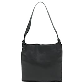 Gucci-GUCCI Shoulder Bag Leather Black 001 3444 1801 Auth bs11787-Black