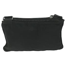 Prada-PRADA Shoulder Bag Nylon Black Auth 65081-Black