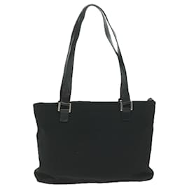 Gucci-GUCCI Shoulder Bag Nylon Black Auth bs11708-Black