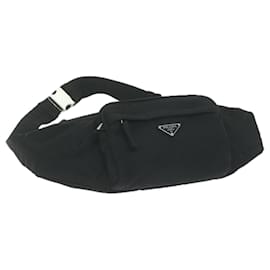 Prada-PRADA Body Bag Nylon Black 2VL005 Auth yk10277-Black