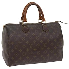 Louis Vuitton-Louis Vuitton Monogram Speedy 30 Hand Bag M41526 LV Auth 65105-Monogram