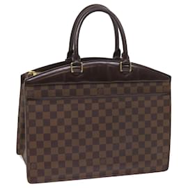 Louis Vuitton-LOUIS VUITTON Damier Ebene Riviera Handtasche N48022 LV Auth 65120-Andere