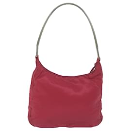 Prada-PRADA Sac à Bandoulière Nylon Rose Auth ac2656-Rose