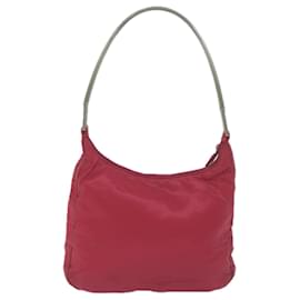 Prada-PRADA Shoulder Bag Nylon Pink Auth ac2656-Pink
