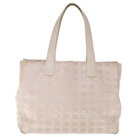 Chanel-CHANEL Nouveau sac à main Travel Line Nylon Rose CC Auth e4521-Rose