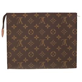 Louis Vuitton-Louis Vuitton Monogram Poche Toilette 26 Bolsa M47542 LV Auth yk10370S-Monograma