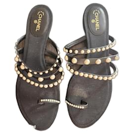 Chanel-Flip flops sandals-Black