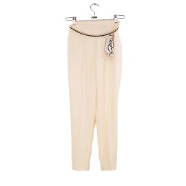 Elisabetta Franchi Beige slim pants Beige