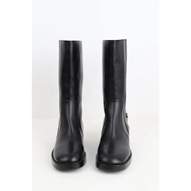 Dior-Leather boots-Black