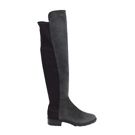 Stuart Weitzman Wildlederstiefel Grau