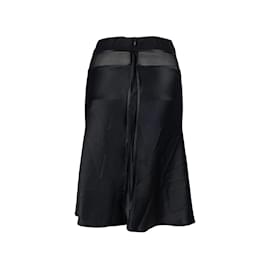 Blumarine-Blumarine Satin Skirt-Black