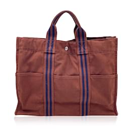 Hermès-Hermes Tote Bag Vintage Fourre-Tout-Brown