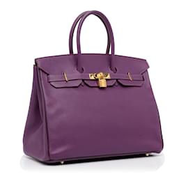 Hermès-HERMES Sacs à main Birkin 35-Violet
