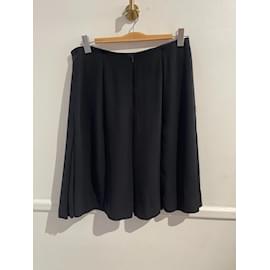 Chanel-CHANEL  Skirts T.International XL Silk-Black