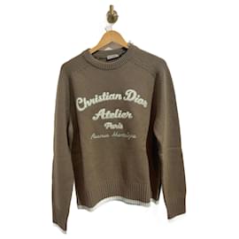 Dior-DIOR Strickwaren & Sweatshirts T.Internationale L-Wolle-Braun