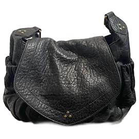 Jerome Dreyfuss-JEROME DREYFUSS  Handbags T.  leather-Black