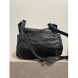 Jerome Dreyfuss-JEROME DREYFUSS  Handbags T.  leather-Black