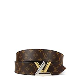 Louis Vuitton-LOUIS VUITTON  Belts T.cm 95 cloth-Brown