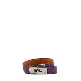 Hermès-HERMES  Bracelets T.  leather-Purple
