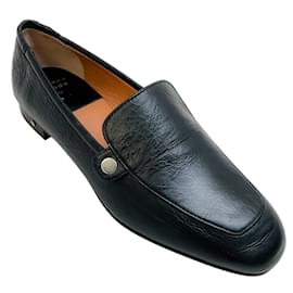 Laurence Dacade-Laurence Dacade Black Leather Angie Loafers-Black