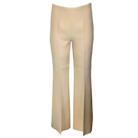 Michael Kors-Collezione Michael Kors Nuda 2019 Pantaloni svasati in crêpe-Beige