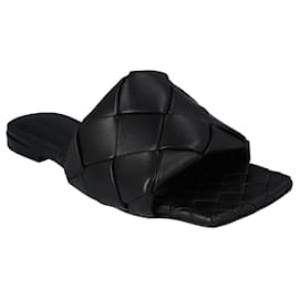 Bottega Veneta-Sandale plate Lido-Noir