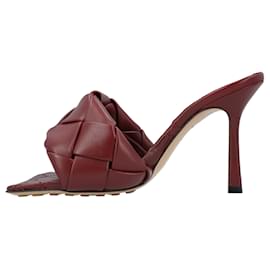 Bottega Veneta-Lido Mule-Vermelho,Bordeaux